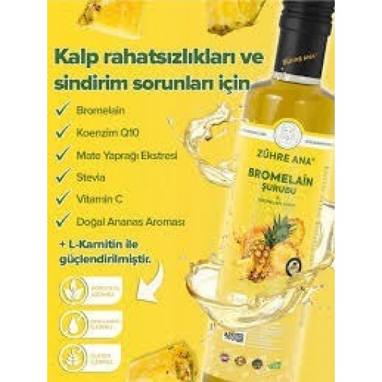 Zühre Ana Bromelain Şurubu 250ml
